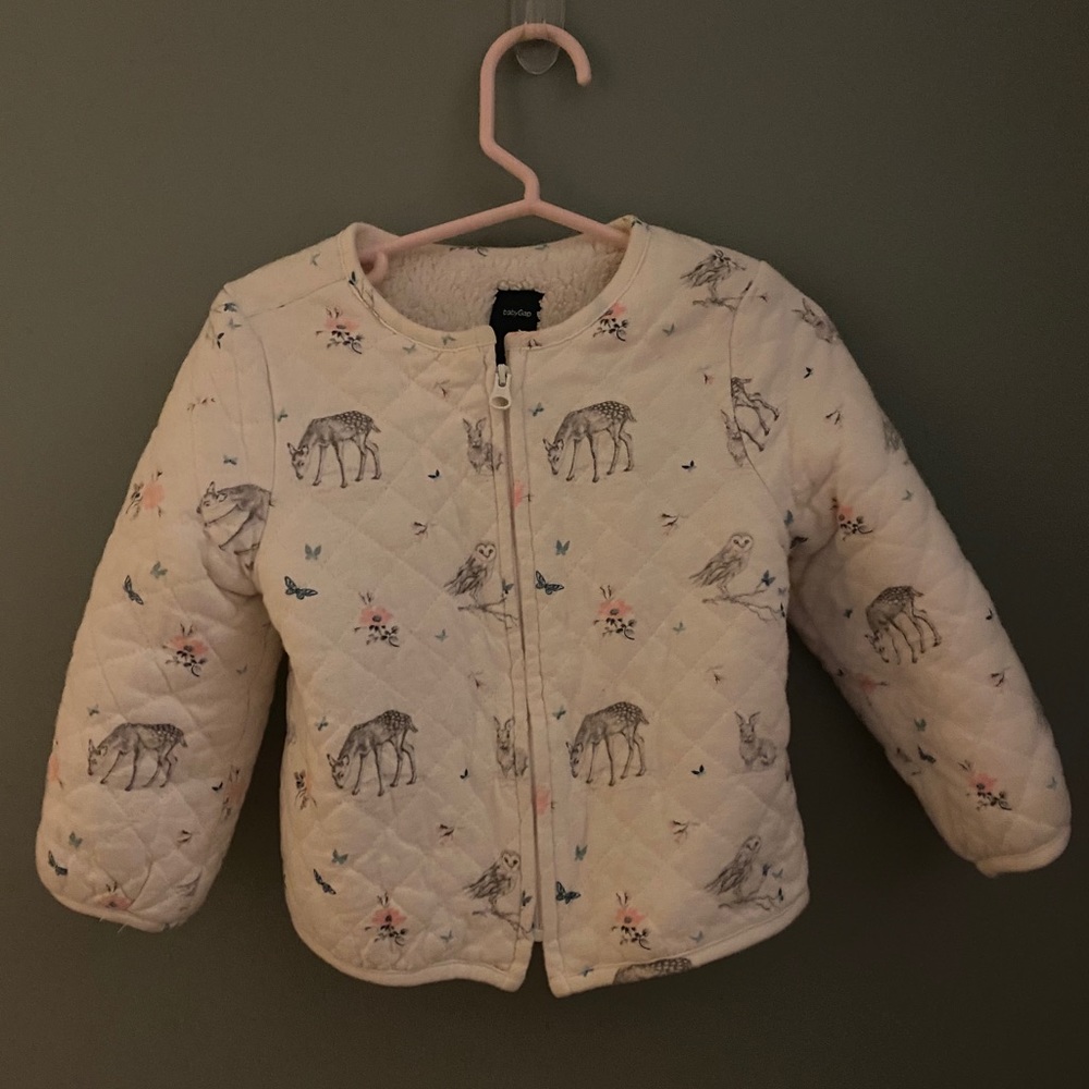 Gap kids-Quilted jack with fleece lining